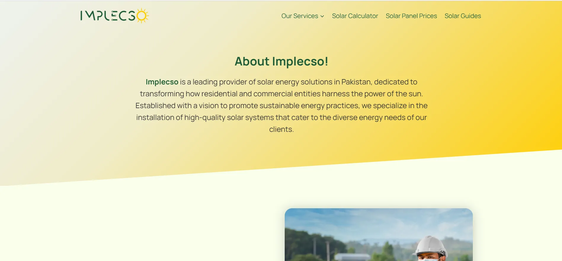Implecso About Page