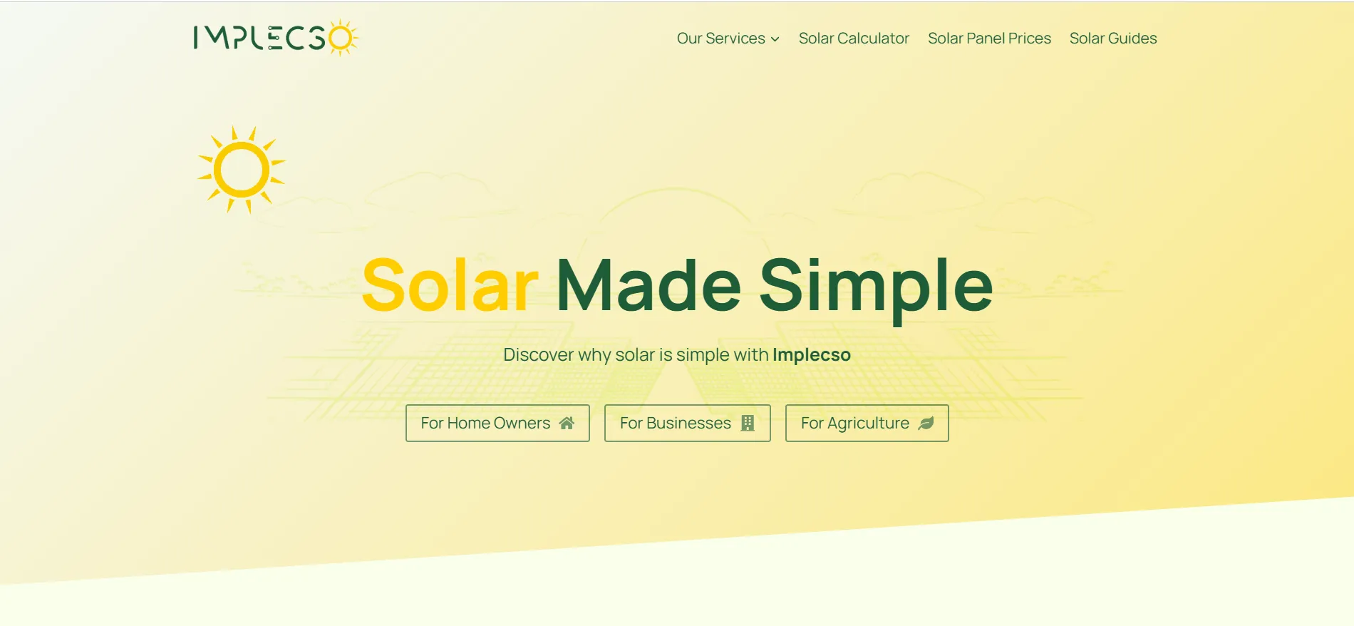Implecso Homepage